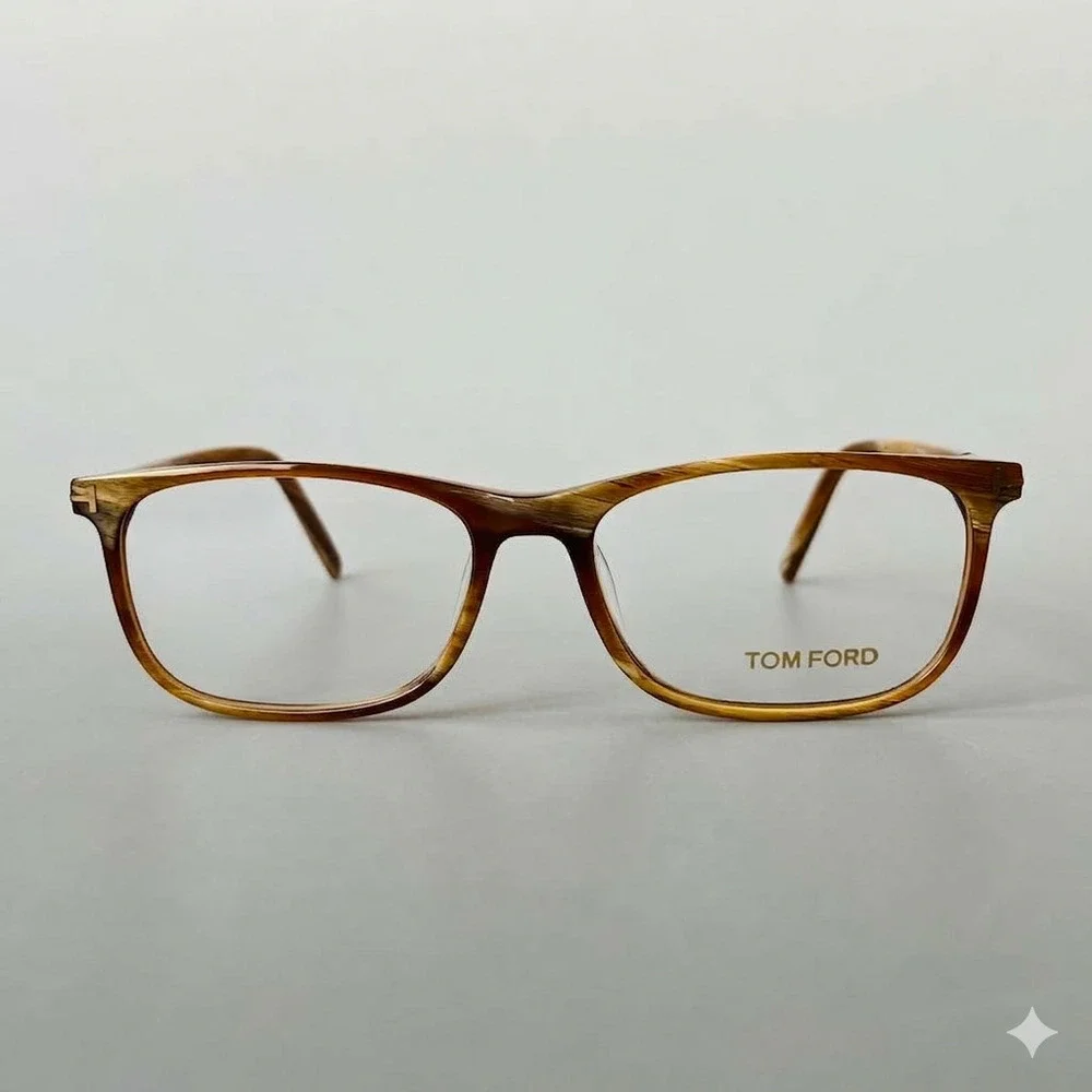 NWT Tom Ford FT5398F Blue Square 54mm Eyeglasses